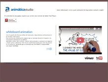 Tablet Screenshot of animaticastudio.com